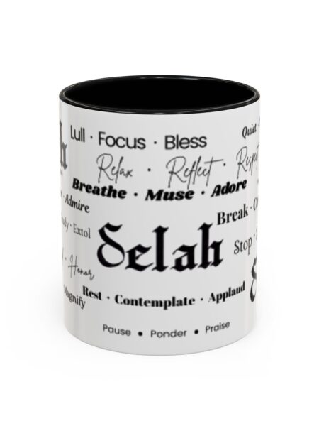 Selah Inspirational Coffee Mug, Motivational Tea Cup, Relaxation Gifts, Mindfulness Drinkware, Spiritual Home Décor